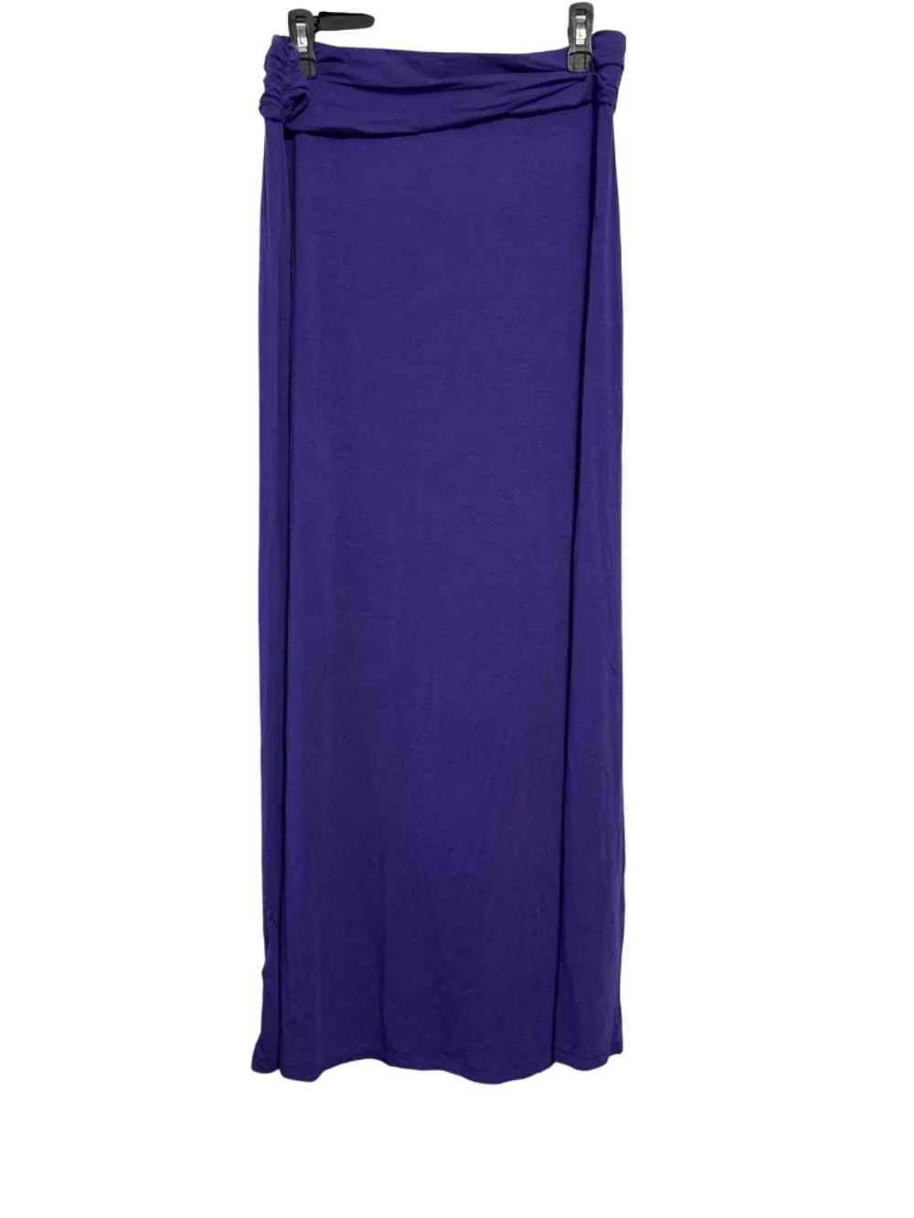J.Crew Womens Purple Modal Blend Maxi Skirt Style 76784 Size M Comfortable & Str